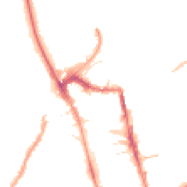 Night-time road noise heatmap for HG1 1DQ