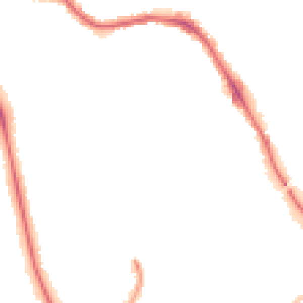 Night-time road noise heatmap for HG1 2AF