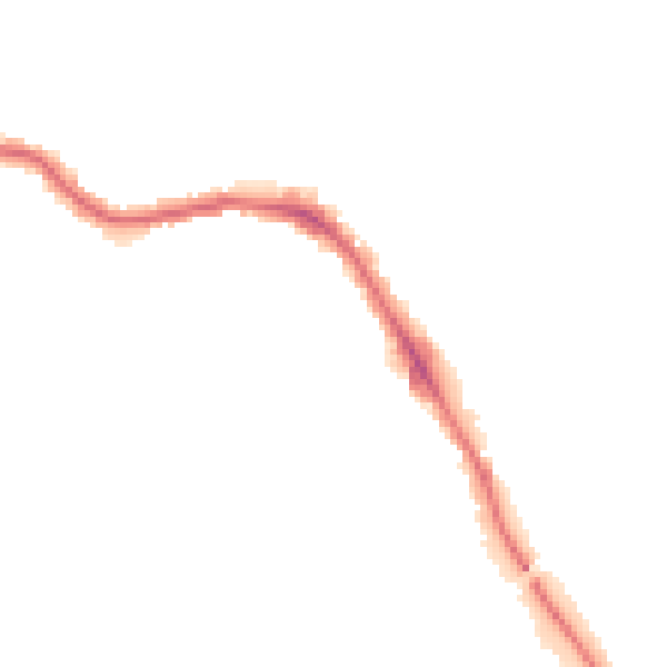 Night-time road noise heatmap for HG1 2AG