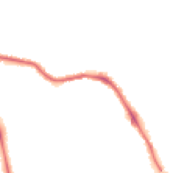 Night-time road noise heatmap for HG1 2BA