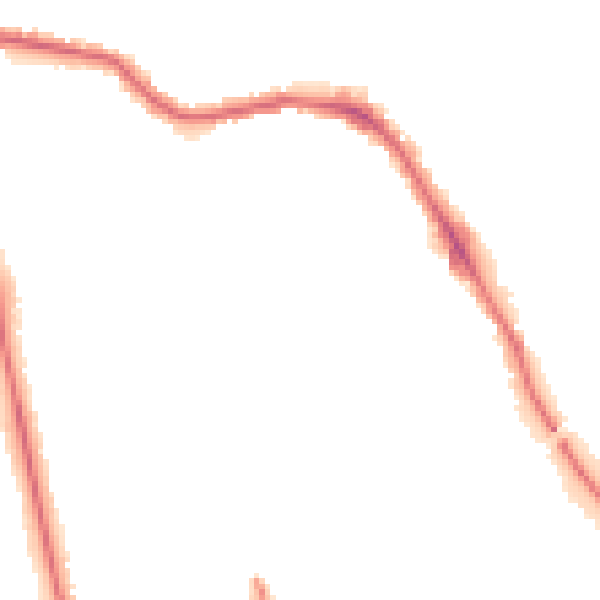 Night-time road noise heatmap for HG1 2EJ