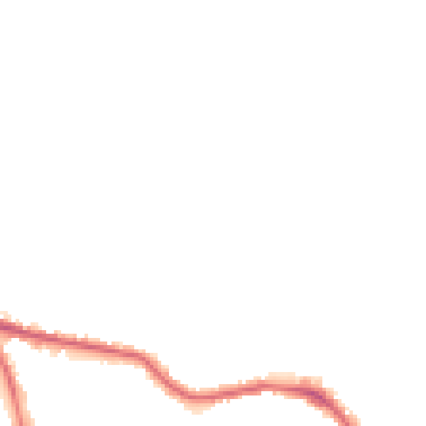 Night-time road noise heatmap for HG1 3AN