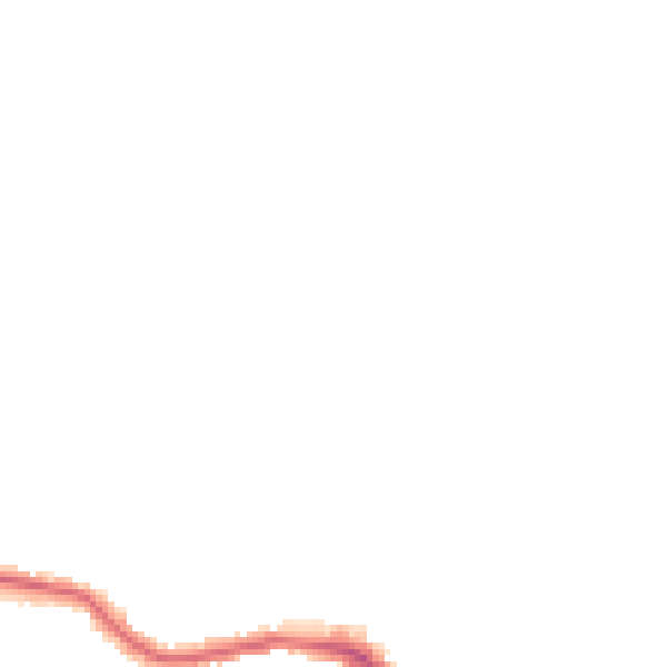 Night-time road noise heatmap for HG1 3BJ