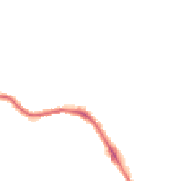 Night-time road noise heatmap for HG1 3DP