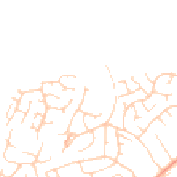 Daytime road noise heatmap for HG1 3EN