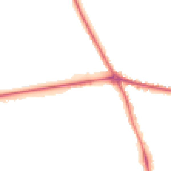 Night-time road noise heatmap for HG1 3HG