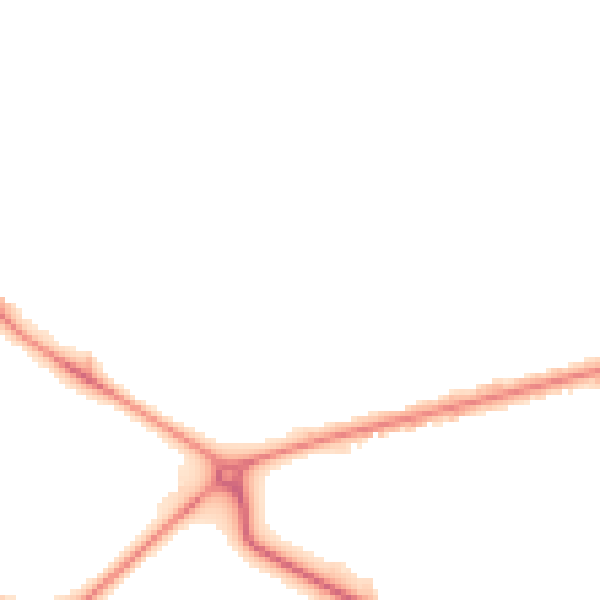 Night-time road noise heatmap for HG1 4GD