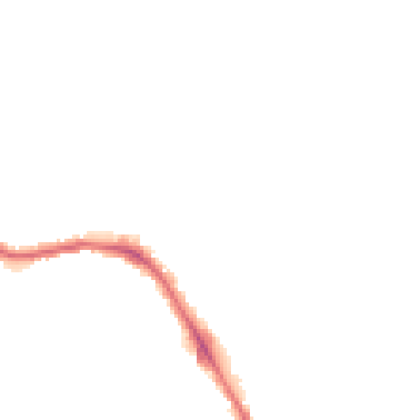 Night-time road noise heatmap for HG1 4HX