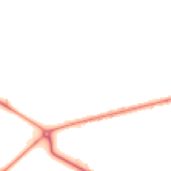 Night-time road noise heatmap for HG1 4TA