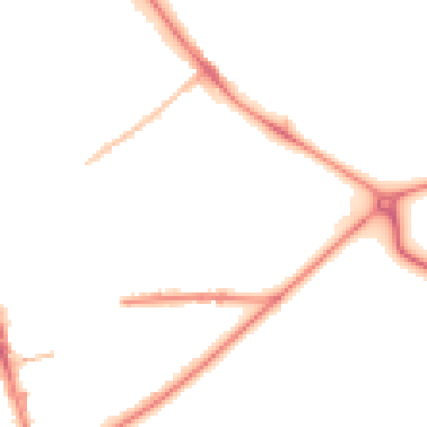 Night-time road noise heatmap for HG1 5AJ