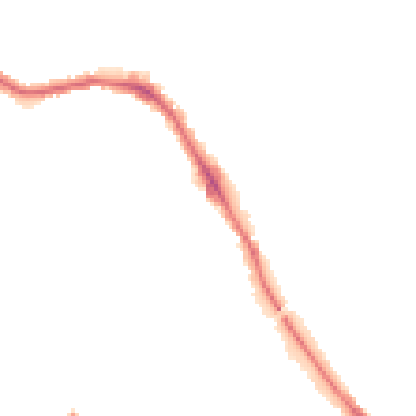 Night-time road noise heatmap for HG1 5FL