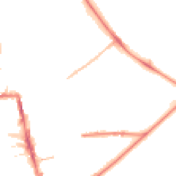 Night-time road noise heatmap for HG1 5NQ