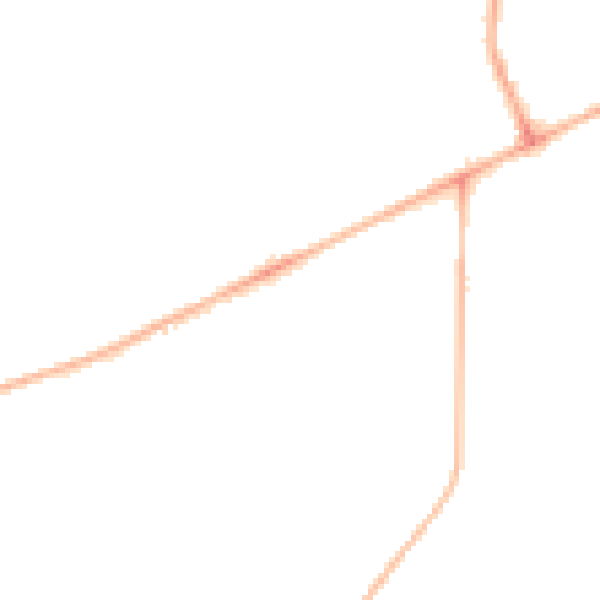 Night-time road noise heatmap for HG2 0AF