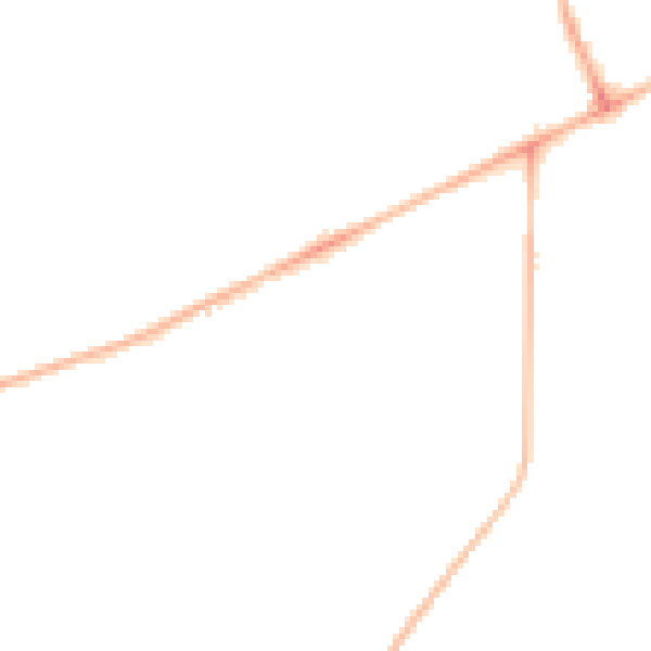 Night-time road noise heatmap for HG2 0AH