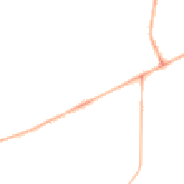 Night-time road noise heatmap for HG2 0BB