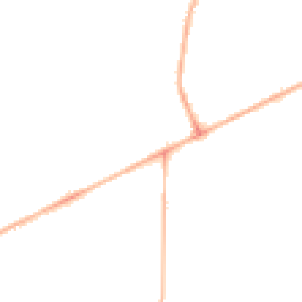 Night-time road noise heatmap for HG2 0DP