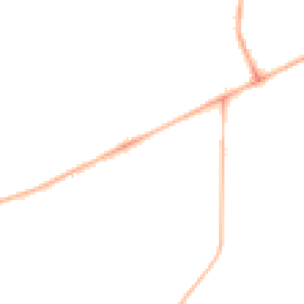 Night-time road noise heatmap for HG2 0DQ