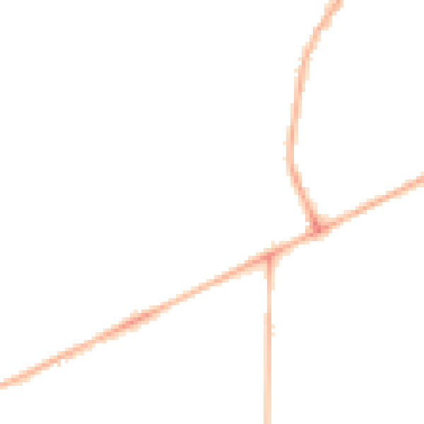Night-time road noise heatmap for HG2 0DR
