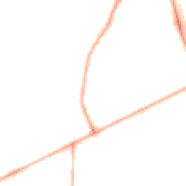 Night-time road noise heatmap for HG2 0PA