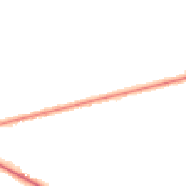 Night-time road noise heatmap for HG2 7NA