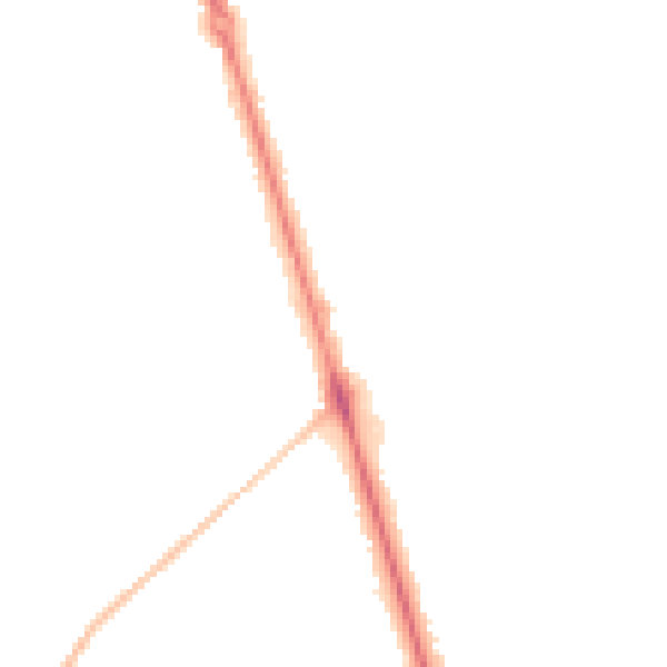 Night-time road noise heatmap for HG2 8BE