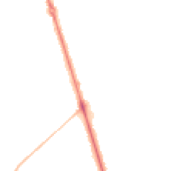 Night-time road noise heatmap for HG2 8DG