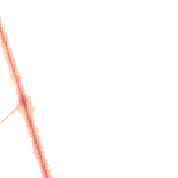 Night-time road noise heatmap for HG2 8DN