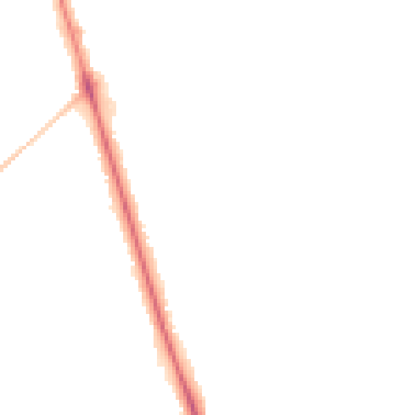 Night-time road noise heatmap for HG2 8EH