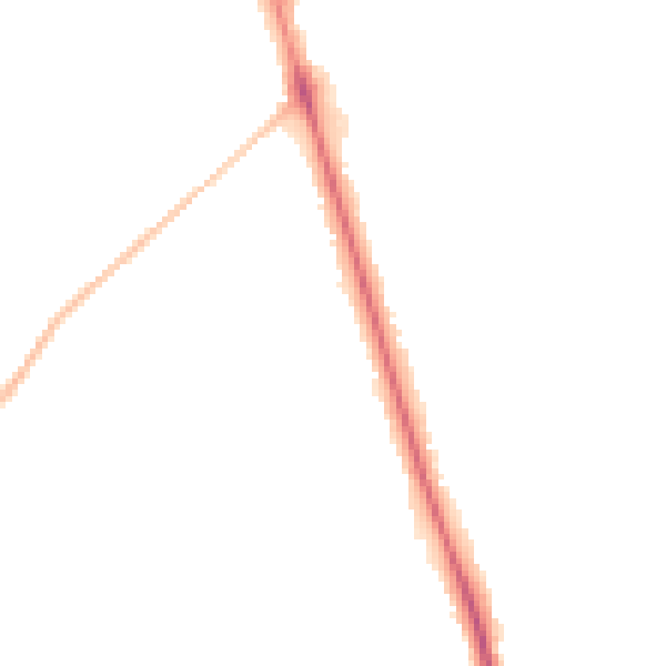 Night-time road noise heatmap for HG2 9HD