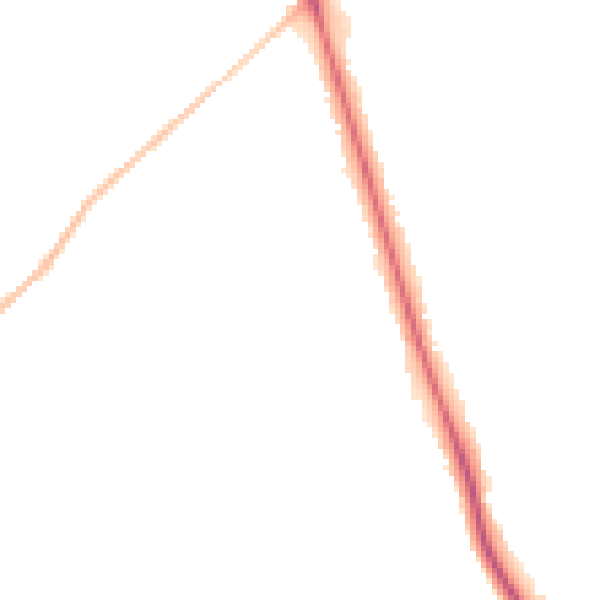 Night-time road noise heatmap for HG2 9HG