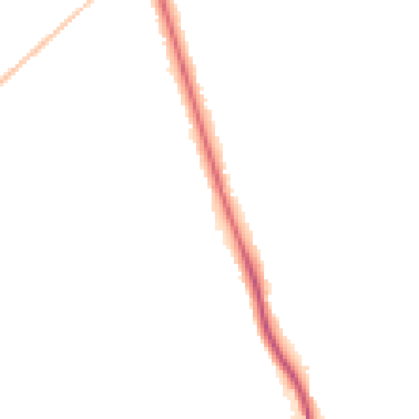 Night-time road noise heatmap for HG2 9JA