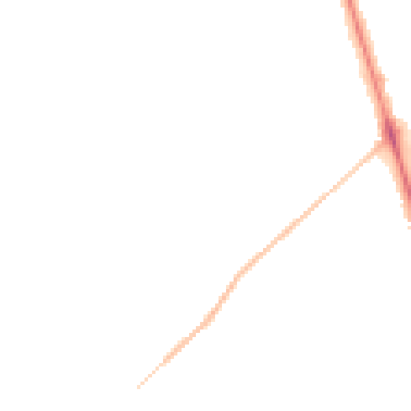 Night-time road noise heatmap for HG2 9QQ