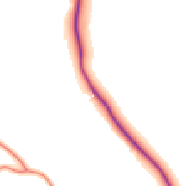 Daytime road noise heatmap for HG3 1AA