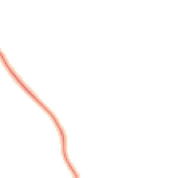 Night-time road noise heatmap for HG3 1AB