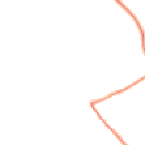 Night-time road noise heatmap for HG3 1AN