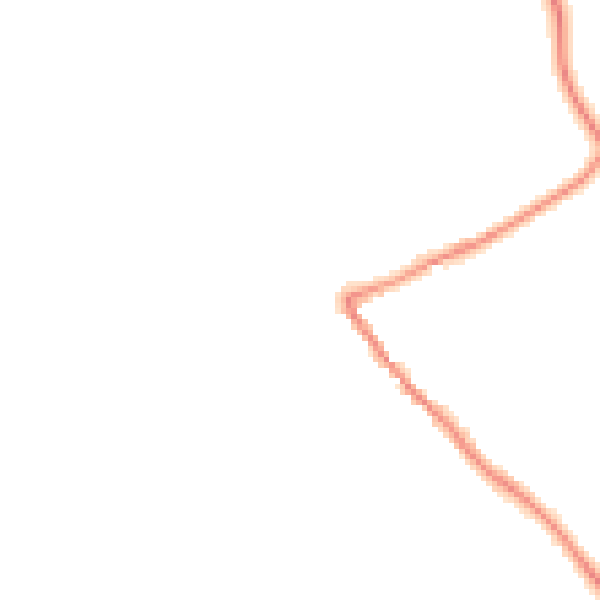 Night-time road noise heatmap for HG3 1BB