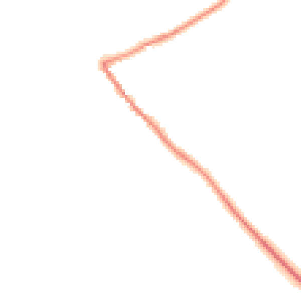Night-time road noise heatmap for HG3 1BL