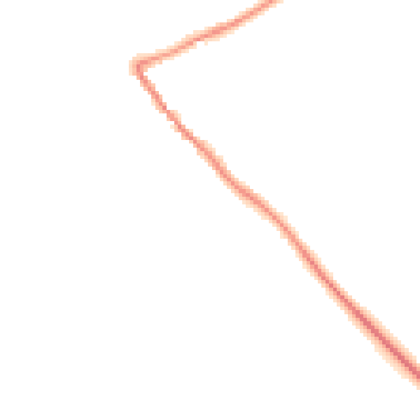 Night-time road noise heatmap for HG3 1BN