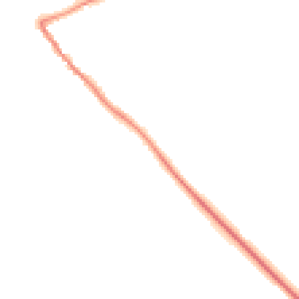 Night-time road noise heatmap for HG3 1BT