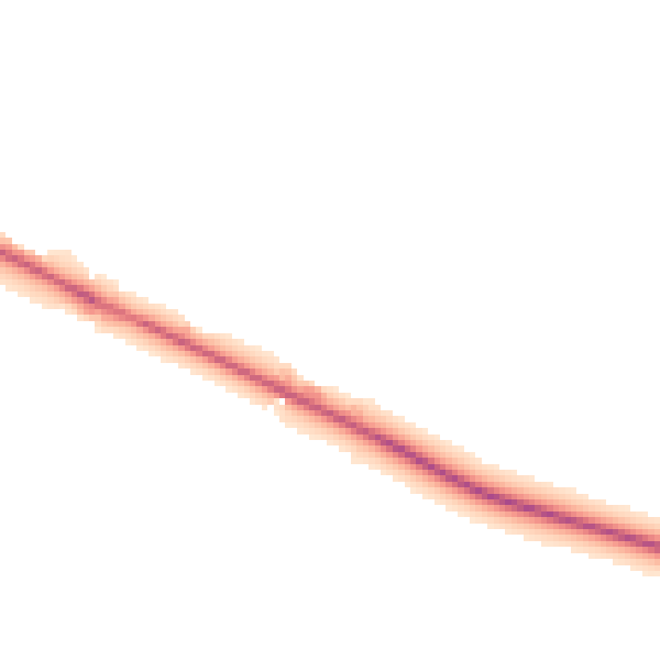 Night-time road noise heatmap for HG3 1DH