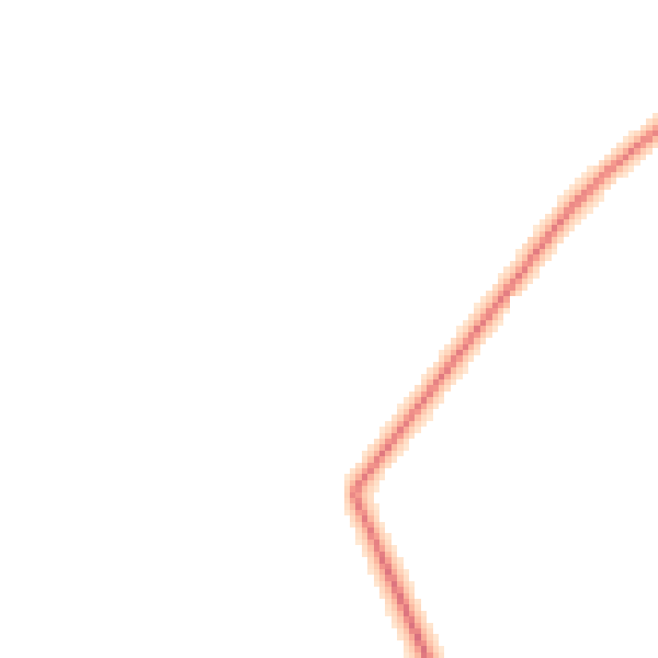 Daytime road noise heatmap for HG3 1DQ