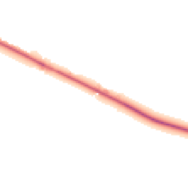 Night-time road noise heatmap for HG3 1FA