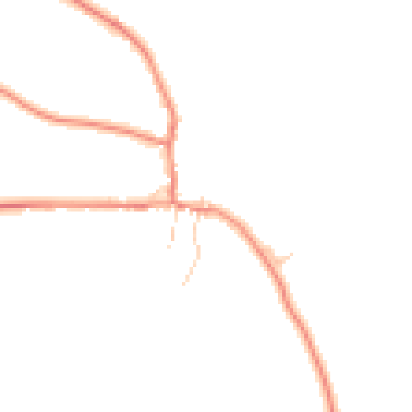Daytime road noise heatmap for HG3 1HQ
