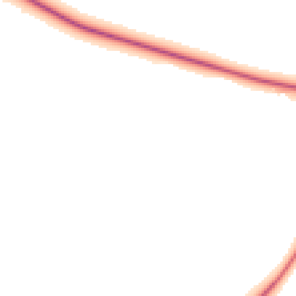 Night-time road noise heatmap for HG3 1JF