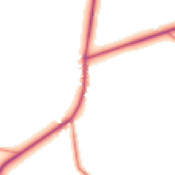 Daytime road noise heatmap for HG3 1QP