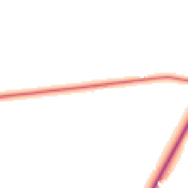 Daytime road noise heatmap for HG3 1QT
