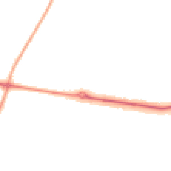 Night-time road noise heatmap for HG3 2GT