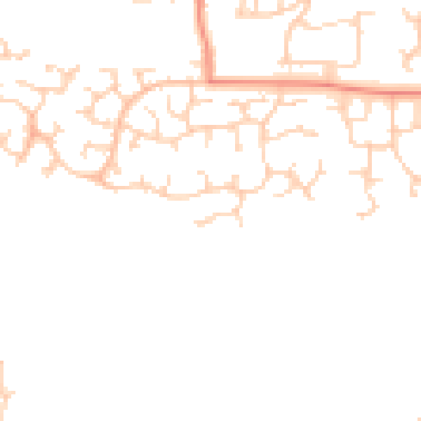 Daytime road noise heatmap for HG3 2NZ