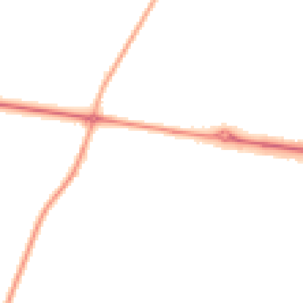Night-time road noise heatmap for HG3 2SJ