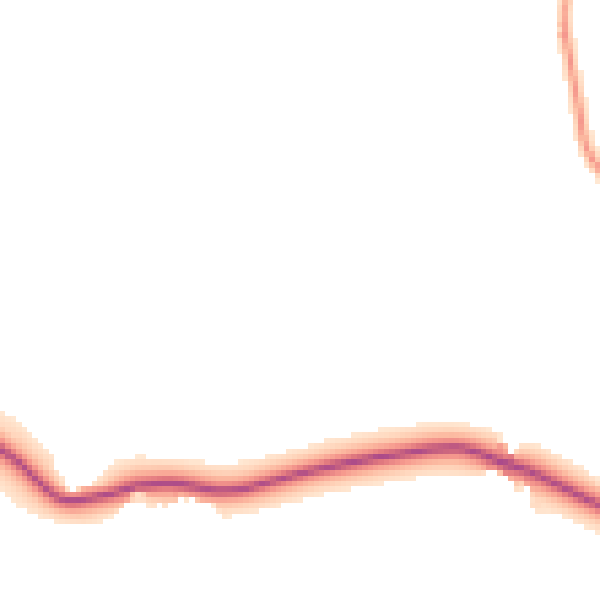 Daytime road noise heatmap for HG3 3BD